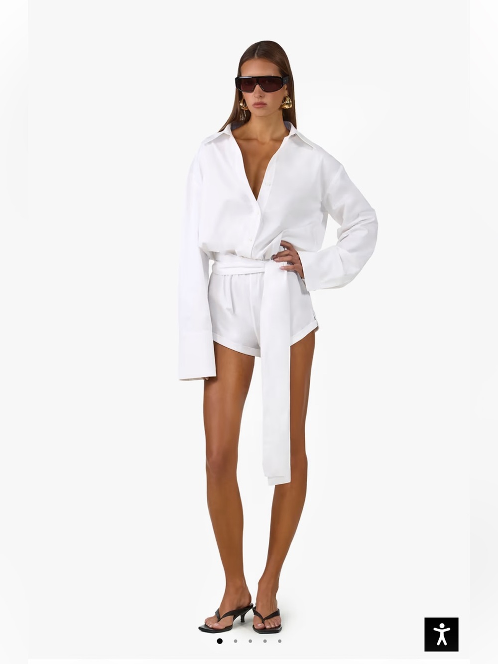 SAME poplin romper